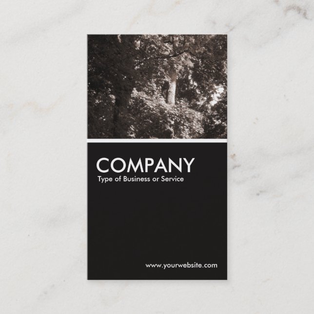 Tarjeta De Visita En el bosque (Anverso)