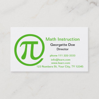 Tarjeta De Visita En el verde del pi Kelly