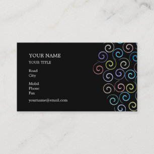 Tarjeta de visita en espiral