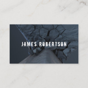Tarjeta de visita en estilo brutal para tu negocio