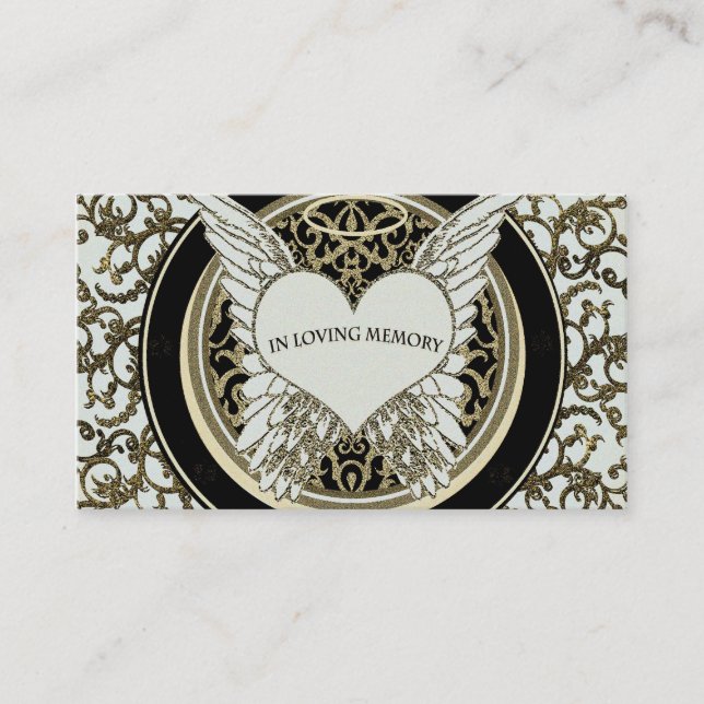 Tarjeta De Visita En memoria cariñosa (Anverso)