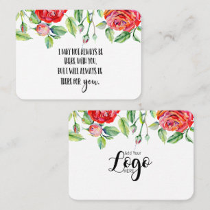 Tarjeta De Visita En memoria Simpatía en memoria regalo de ángel d