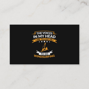 Tarjeta De Visita En Mi Cabeza Quiero Ir A Windsurf