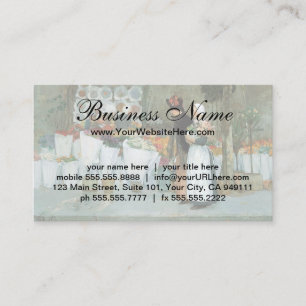 Tarjeta De Visita En The Florist, por Childe Hassam, Bella Artes de