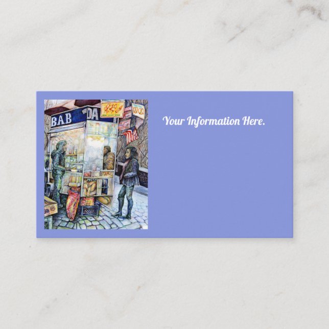 Tarjeta De Visita Enamorado de problemas, y en problemas de amor (Anverso)