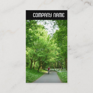 Tarjeta De Visita Encabezado V - Camino de ciclo