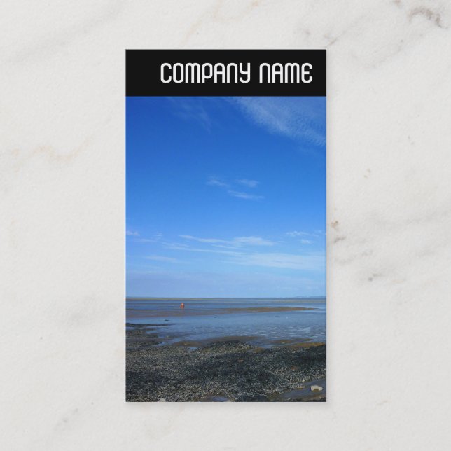 Tarjeta De Visita Encabezado V - Estuario severo en Penarth (Anverso)