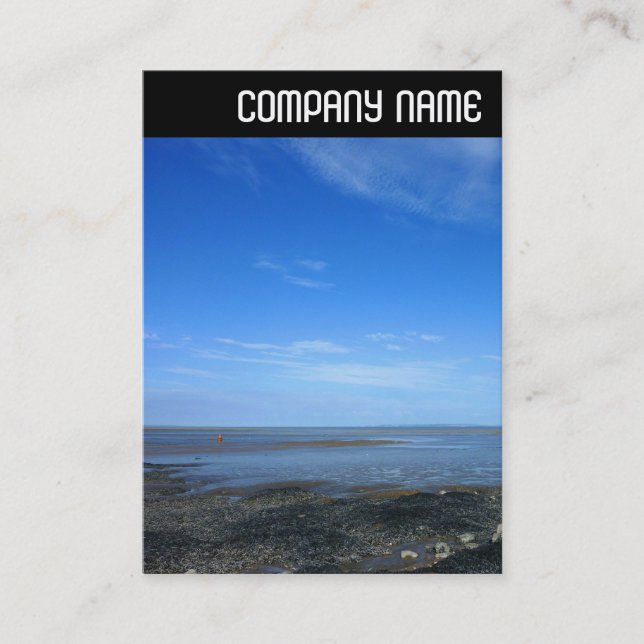 Tarjeta De Visita Encabezado V - Estuario severo en Penarth (Anverso)