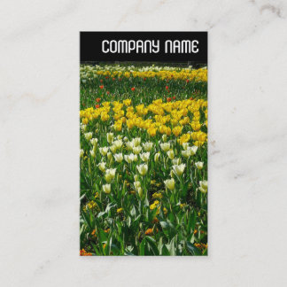 Tarjeta De Visita Encabezado V - Flores de primavera