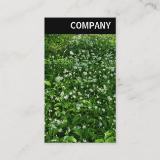 Tarjeta De Visita Encabezado V - Flores de Woodland