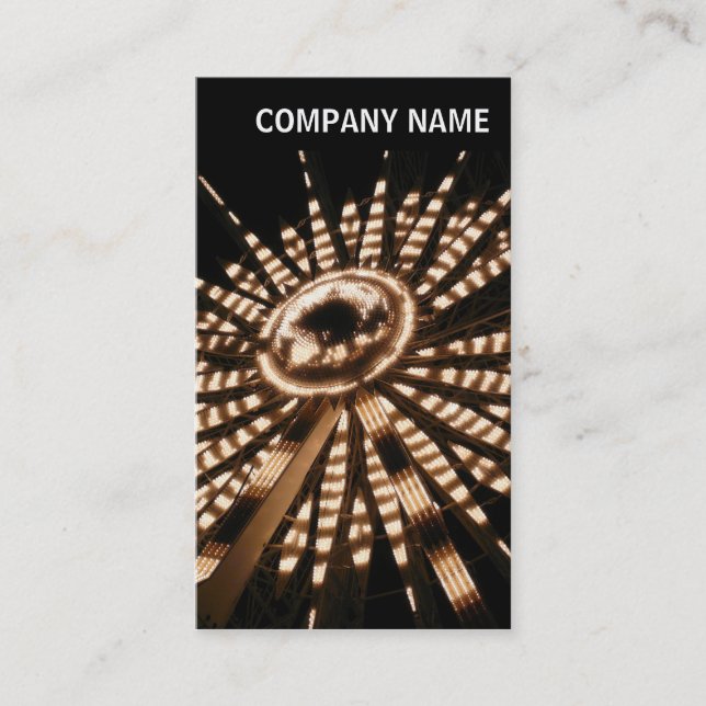 Tarjeta De Visita Encabezado V - Foto - Gran Rueda (Anverso)