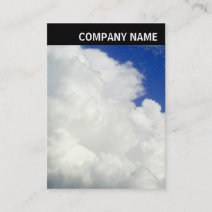 Tarjeta De Visita Encabezado V - Foto - Nubes cúmulas