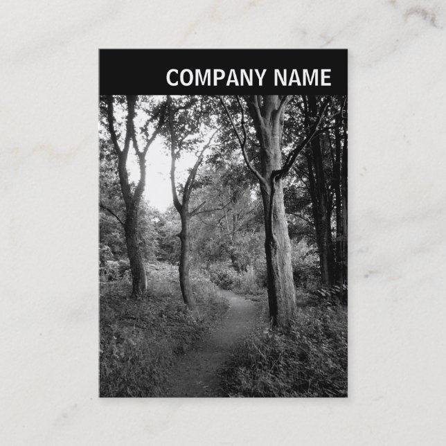 Tarjeta De Visita Encabezado V - Foto - Woodland (Anverso)