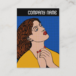 Tarjeta De Visita Encabezado V - Grrl Pop pre-Raph