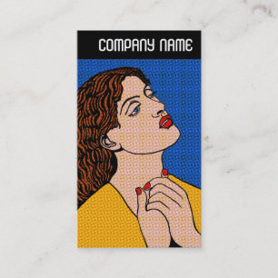 Tarjeta De Visita Encabezado V - Grrl Pop pre-Raph