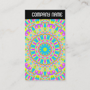 Tarjeta De Visita Encabezado V - Kaleidoscope colorido 06