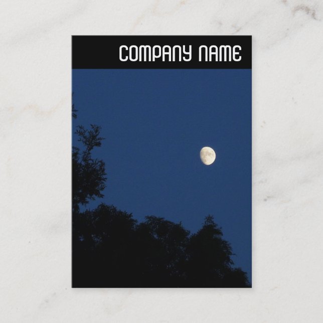 Tarjeta De Visita Encabezado V - Noche de verano (Anverso)