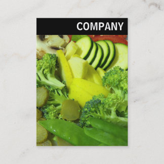 Tarjeta De Visita Encabezado V - Verduras de fresa 01