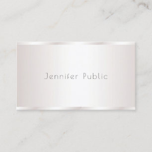 Tarjeta De Visita Encantador Diseño Moderno Profesional Elegante Gla