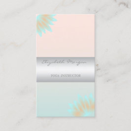 Tarjeta De Visita Encantador Profesional Moderno Femenino,Loto
