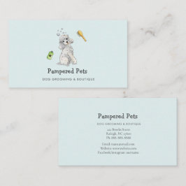 Tarjeta De Visita Encantador salón de belleza para mascotas boutique