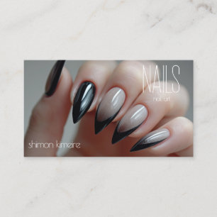 Tarjeta De Visita Encanto Chic Arte de Uñas Manicurista Lealtad 