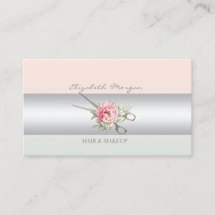 Tarjeta De Visita Encanto Profesional Girly Moderno,Flor,Sensación