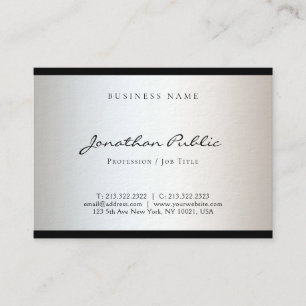 Tarjeta De Visita Encanto simple del diseño minimalista moderno
