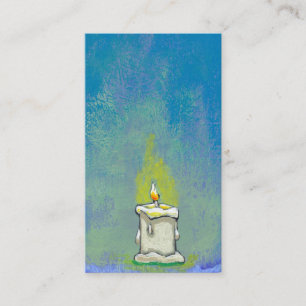 Tarjeta De Visita Encendemos una vela y damos a gracias arte