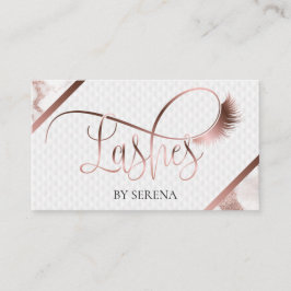 Tarjeta De Visita Encendido Belleza Maquillaje Chica Extensión De La