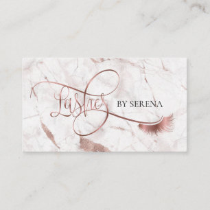 Tarjeta De Visita Encendido Belleza Maquillaje Chica Lash Extensión