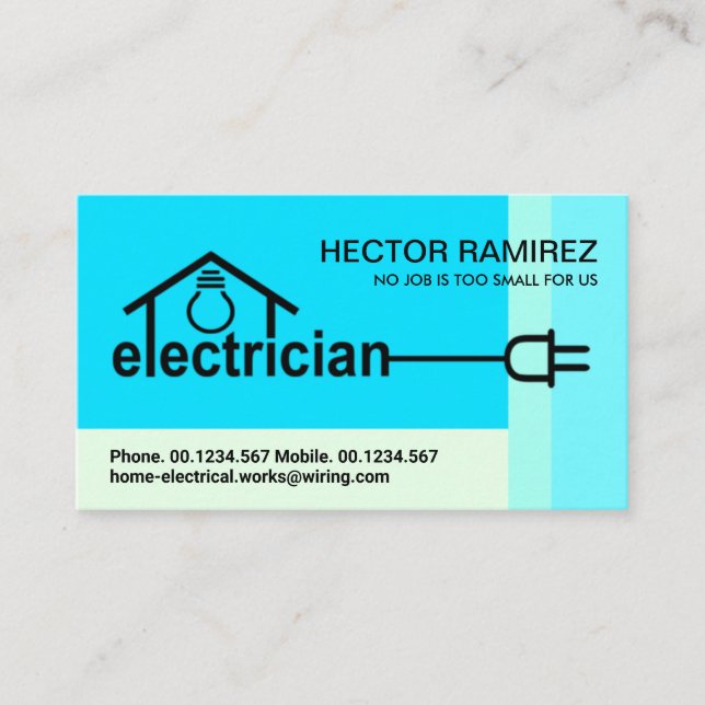 Tarjeta De Visita Encendido blando eléctrico (Anverso)