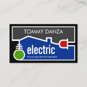 Tarjeta De Visita Enchufe de bombilla eléctrica para el hogar
