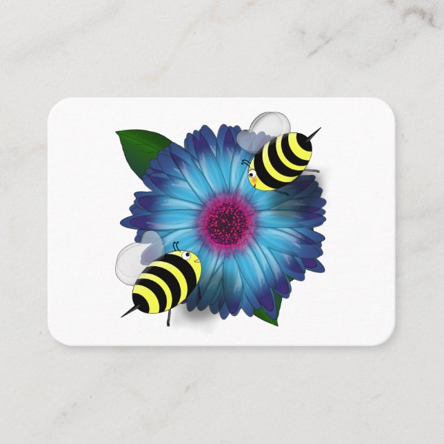 Tarjeta De Visita Encuentro de Abejas Azules (Anverso)