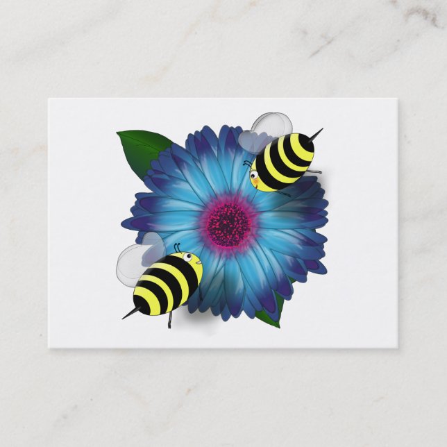 Tarjeta De Visita Encuentro de Abejas Azules (Anverso)