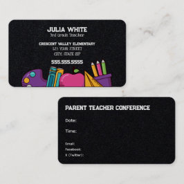 Tarjeta De Visita Encuentro Escolar de PTA