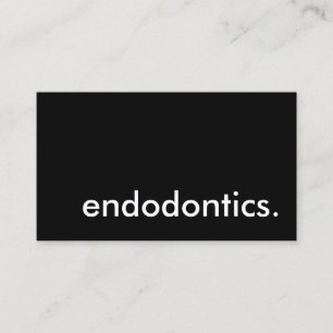 Tarjeta De Visita endodoncia.