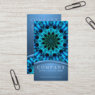 Tarjeta De Visita Energía azul