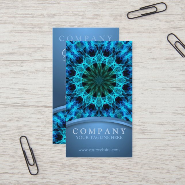 Tarjeta De Visita Energía azul (Anverso/Reverso In Situ)
