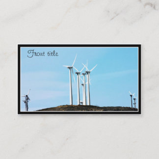 Tarjeta De Visita Energía eólica (1)