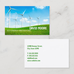 Tarjeta De Visita Energía renovable