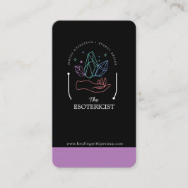 Tarjeta De Visita Energía Sana/ Intuitiva/ Reiki/ Tarot/ Esotérica  