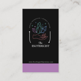 Tarjeta De Visita Energía Sana/ Intuitiva/ Reiki/ Tarot/ Esotérica  