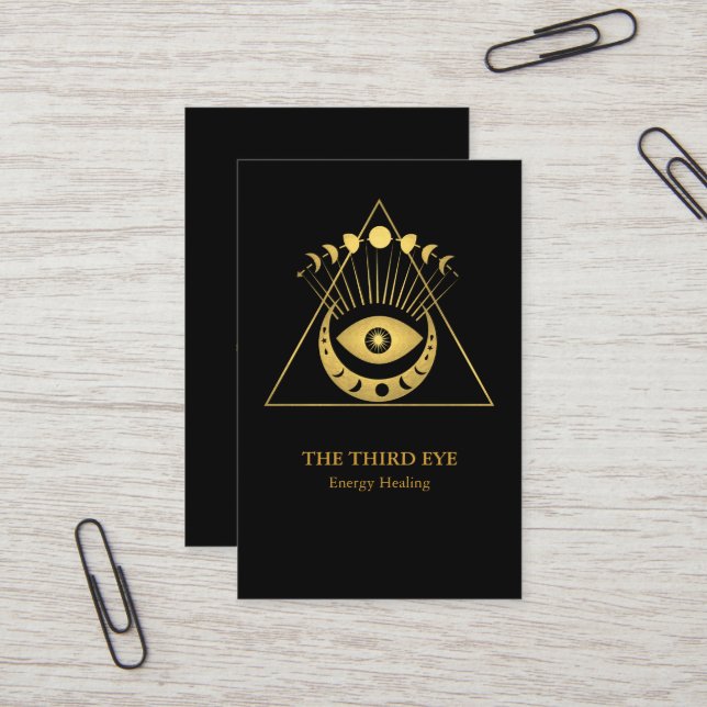 Tarjeta De Visita Energie Heiler Reiki espiritual (Anverso/Reverso In Situ)