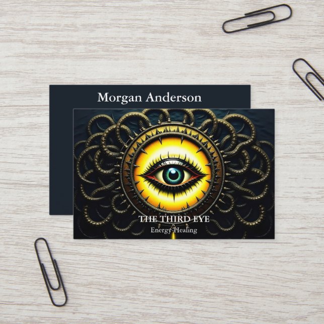 Tarjeta De Visita Energie Heiler Reiki espiritual (Anverso/Reverso In Situ)