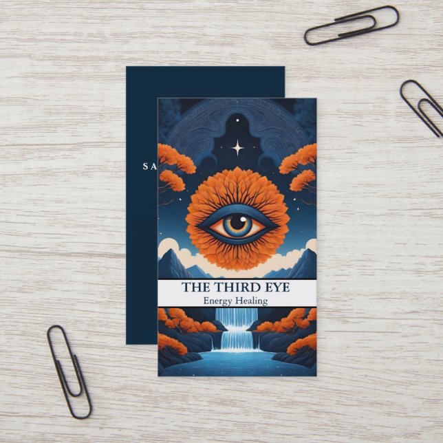 Tarjeta De Visita Energie Heiler Reiki espiritual (Anverso/Reverso In Situ)