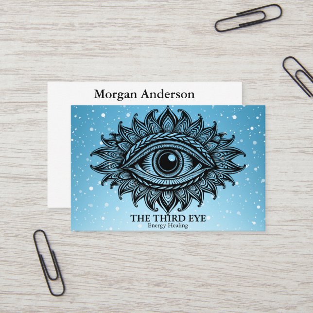 Tarjeta De Visita Energie Heiler Reiki espiritual (Anverso/Reverso In Situ)