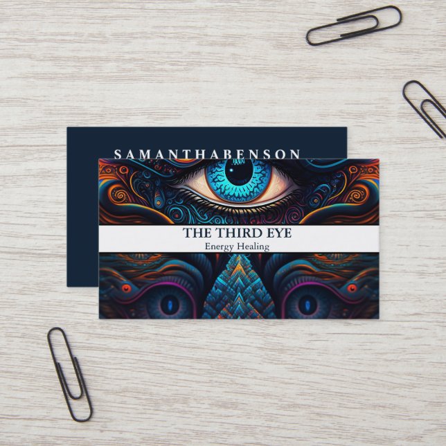 Tarjeta De Visita Energie Heiler Reiki espiritual (Anverso/Reverso In Situ)