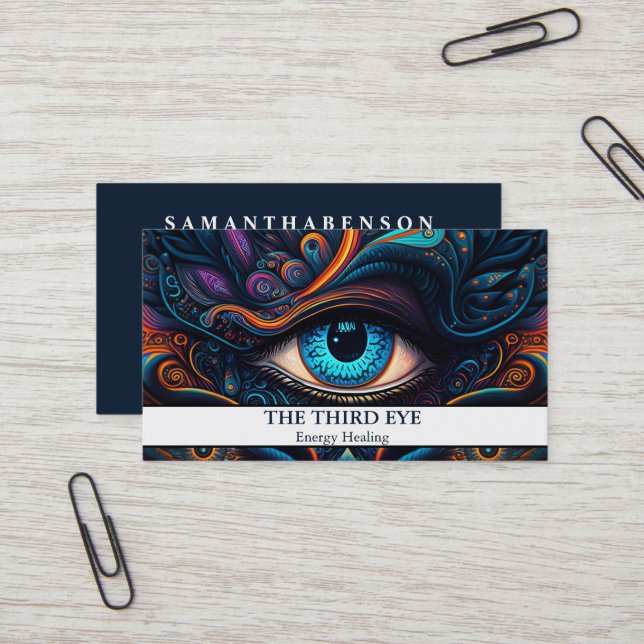 Tarjeta De Visita Energie Heiler Reiki espiritual (Anverso/Reverso In Situ)