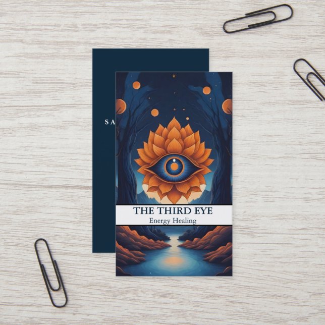 Tarjeta De Visita Energie Heiler Reiki espiritual (Anverso/Reverso In Situ)
